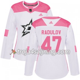 Dallas Stars tröja Alexander Radulov 47 Vit 2017-2018 Adidas Rosa Fashion Authentic - Dame NHL Tröjor